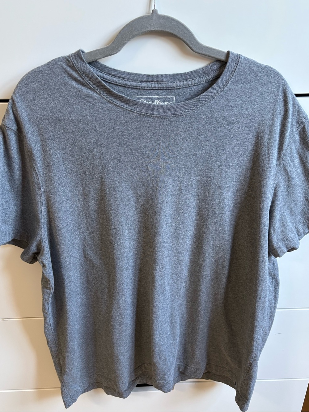 Eddie Bauer Men's Crewneck T-Shirt in Gray
